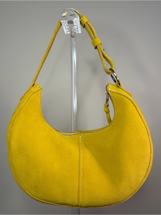 Portland Leather Nora Classic Shoulder Bag Hello Yellow NWOT - Picture 10 of 17